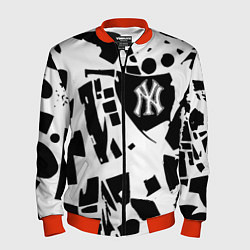 Мужской бомбер New York yankees - abstraction