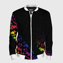 Мужской бомбер Marshmello neon dj