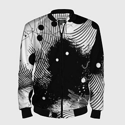 Мужской бомбер Призрак застигнутый врасплох - нейроарт