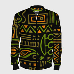 Мужской бомбер Abstract ethnic theme