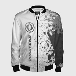 Мужской бомбер Dongfeng - white gradient по-вертикали