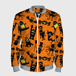 Мужской бомбер Монстры хэллоуина