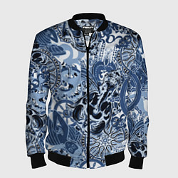 Мужской бомбер Колеса сансары Будда и голова слона