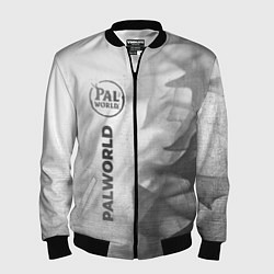 Мужской бомбер Palworld - white gradient по-вертикали