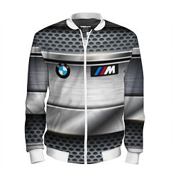 Мужской бомбер BMW metal texture