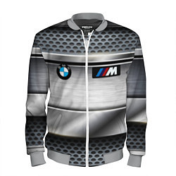 Мужской бомбер BMW metal texture