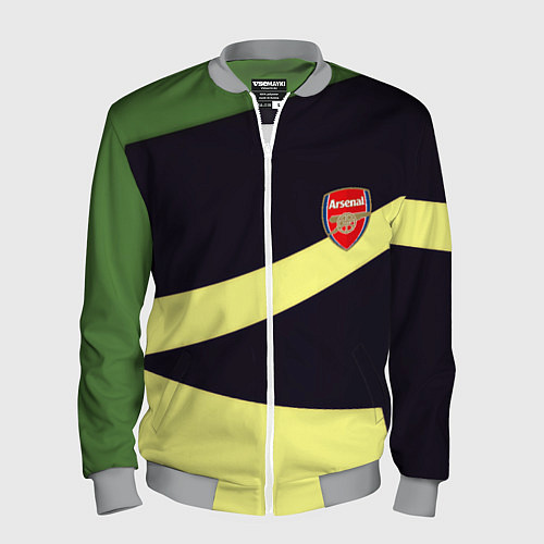 Мужской бомбер Arsenal geometry / 3D-Меланж – фото 1