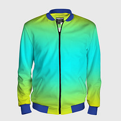 Мужской бомбер Кислотный градиент абстракция