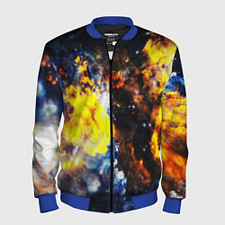 Мужской бомбер Космическая абстракция