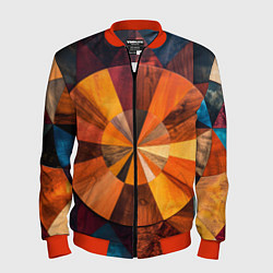 Мужской бомбер Круговая мозайка