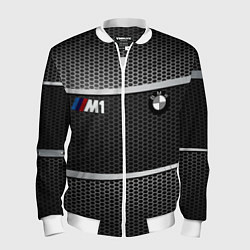 Мужской бомбер BMW металлическая сетка