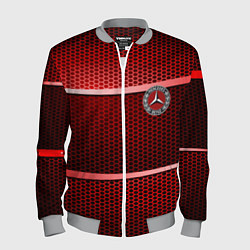 Мужской бомбер BMW metal texture