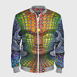 Бомбер мужской Оптические стёкла, цвет: 3D-меланж