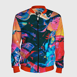 Бомбер мужской Colors, цвет: 3D-красный