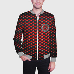 Бомбер мужской Mercedes bens металические круги, цвет: 3D-меланж — фото 2