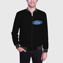 Бомбер мужской FORD logo auto, цвет: 3D-черный — фото 2