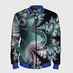 Мужской бомбер Фракталы узорный стиль