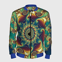 Мужской бомбер Оптический узор текстура