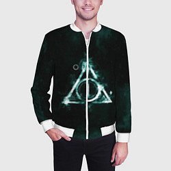 Бомбер мужской Дары смерти, цвет: 3D-белый — фото 2