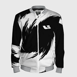 Мужской бомбер Lixiang - белые штрихи