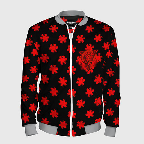 Мужской бомбер Bullet for my valentine pattern / 3D-Меланж – фото 1