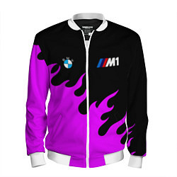 Мужской бомбер BMW flame