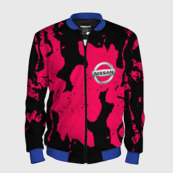Мужской бомбер Nissan fire pink