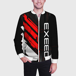 Бомбер мужской Exeed - red uniform, цвет: 3D-белый — фото 2