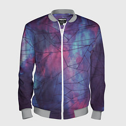 Мужской бомбер Космическая туманность: паутина