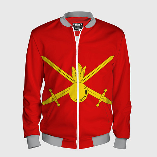 Мужской бомбер Сухопутные войска / 3D-Меланж – фото 1