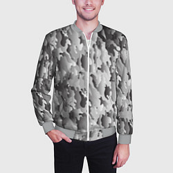 Бомбер мужской Монохромный камуфляж, цвет: 3D-меланж — фото 2