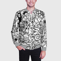 Бомбер мужской Каляки маляки, цвет: 3D-меланж — фото 2