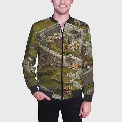 Мужской бомбер Stronghold Crusader Definitive Edition / 3D-Черный – фото 3