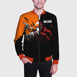 Бомбер мужской Bleach Ичиго Куросаки, цвет: 3D-красный — фото 2