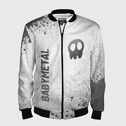Мужской бомбер Babymetal - white gradient вертикально