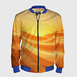 Бомбер мужской Золотые пески, цвет: 3D-синий