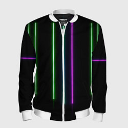Мужской бомбер Neon stripes