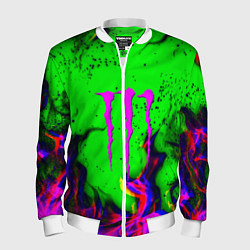 Мужской бомбер Monster Energy flame