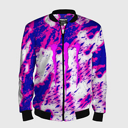 Бомбер мужской Monster energy краски гранж, цвет: 3D-черный