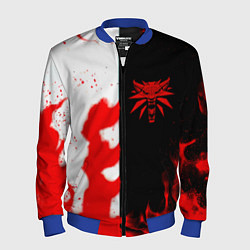 Мужской бомбер Ведьмак огненный
