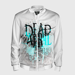 Бомбер мужской Dead by april краски, цвет: 3D-белый