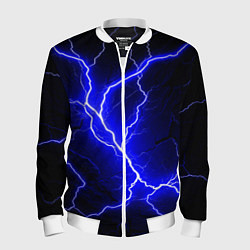 Бомбер мужской Color blue black, цвет: 3D-белый
