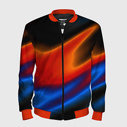 Бомбер мужской Multicoloured, цвет: 3D-красный