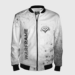Бомбер мужской Warframe - white gradient вертикально, цвет: 3D-черный