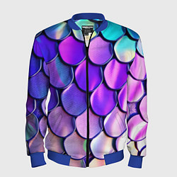 Мужской бомбер Мазки краски с градиентом