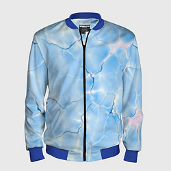 Мужской бомбер Прозрачная голубая вода