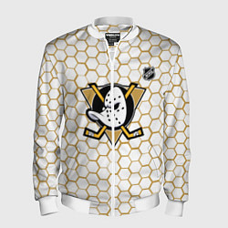 Мужской бомбер Анахайм Дакс - белые соты