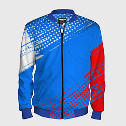Мужской бомбер Патриот - флаг