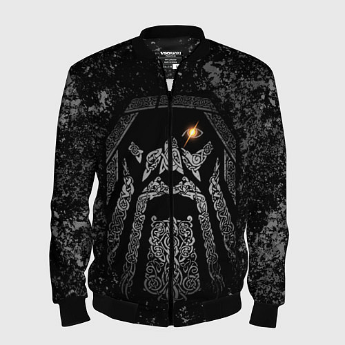 Мужской бомбер Всеотец Один / 3D-Черный – фото 1