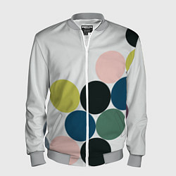 Мужской бомбер Кластер чил - абстракция